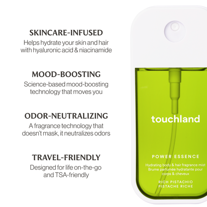 Touchland - Rich Pistachio Power Essence Body & Hair Fragrance Mist