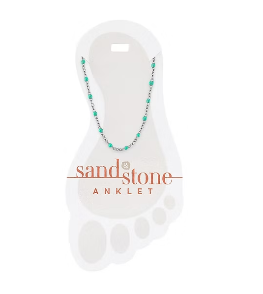 Sand and Stone Anklets