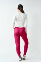 Essential Long-Sleeved Micro-Ribbed Henley Top-Mono B