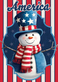 Custom Decor - Patriotic Snowman