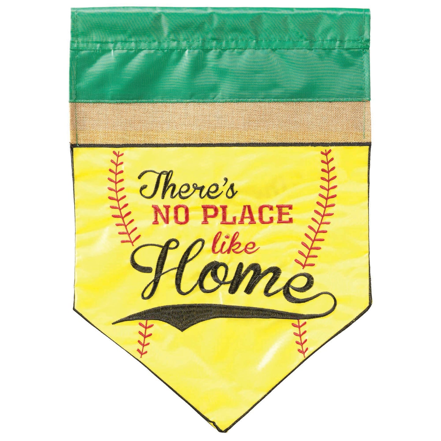 Magnolia - NO PLACE LIKE HOME SOFTBALL BURLAP