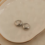 Howard's - Waterproof Earrings Hoop Graduated Huggie in Gold & Steel