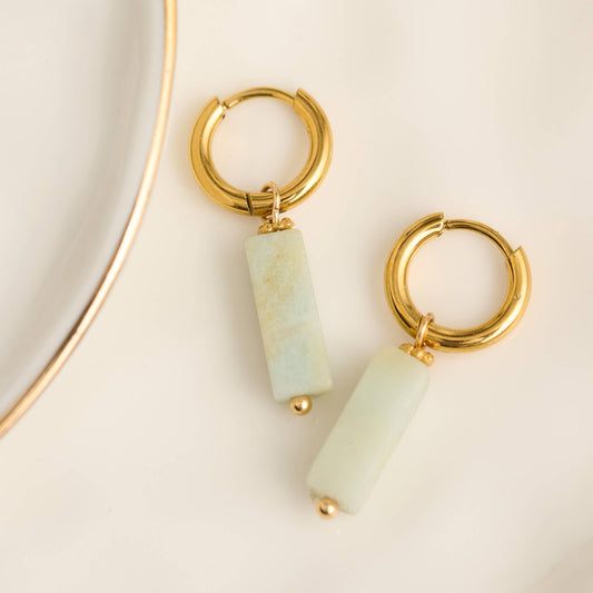 Howard's - Hoop Earrings Gemstone Bar Waterproof Jewelry Narelle