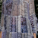 Chic Overdyed Band Collar Jhabla Top (New Color)