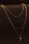 18K Gold Non-Tarnish Stainless Steel Necklace 2