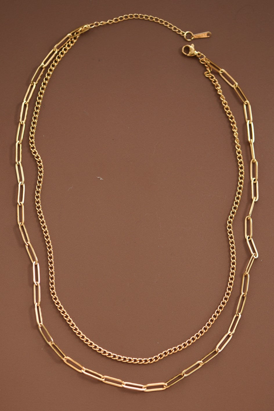 18K Non-Tarnish Stainless Steel Chain Necklace