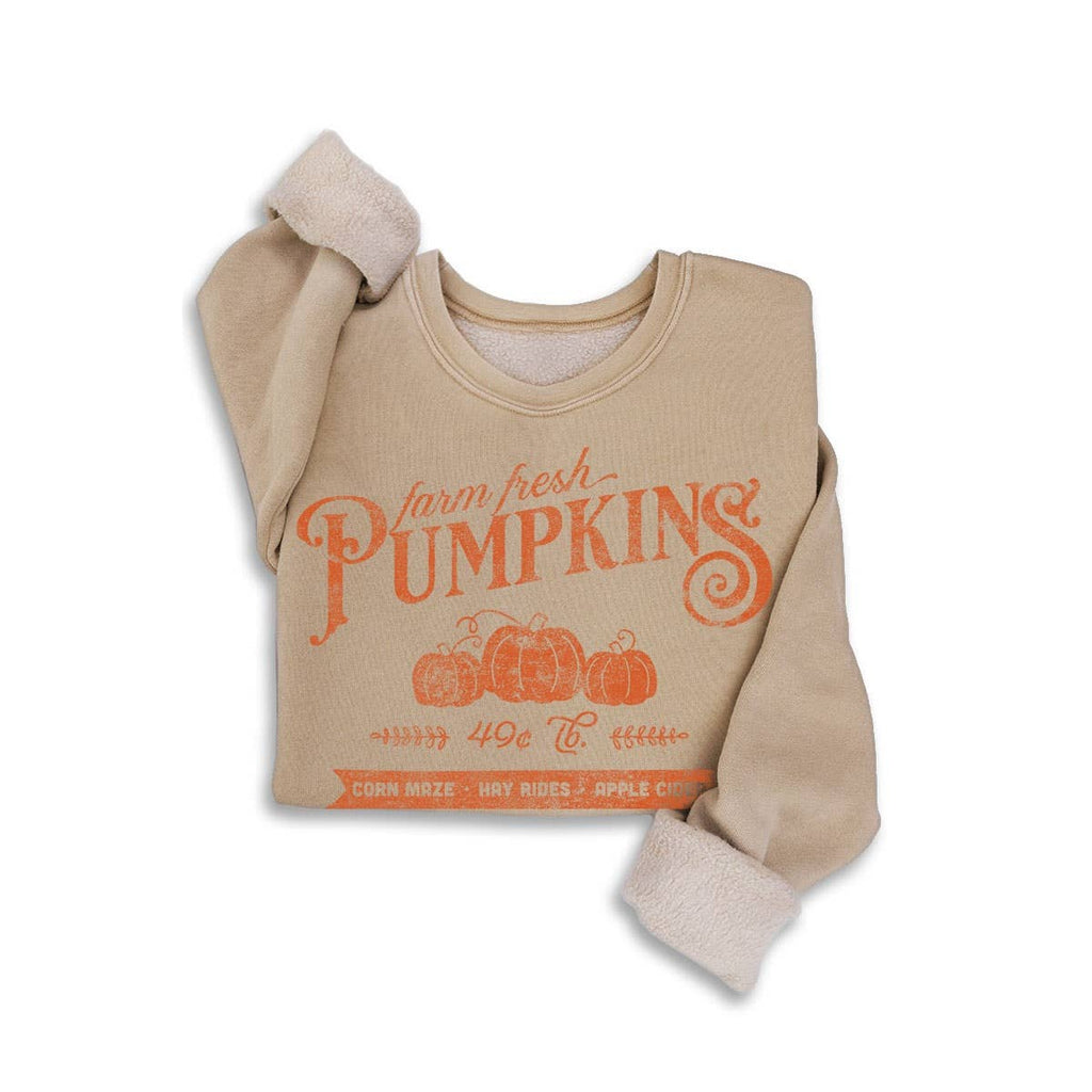 FARM FRESH PUMPKINS MINERAL SWEATSHIRTS-HRTandLUV
