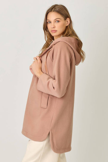 Helen Hoodie Zip-Up Coat