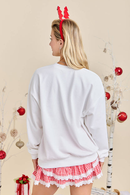 Main Strip - Holly Jolly Multicolor Gingham Pullover – Ready to Ship🎄
