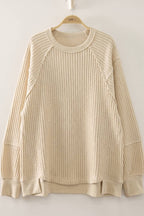 Harlow Waffle Patch Detail Pullover