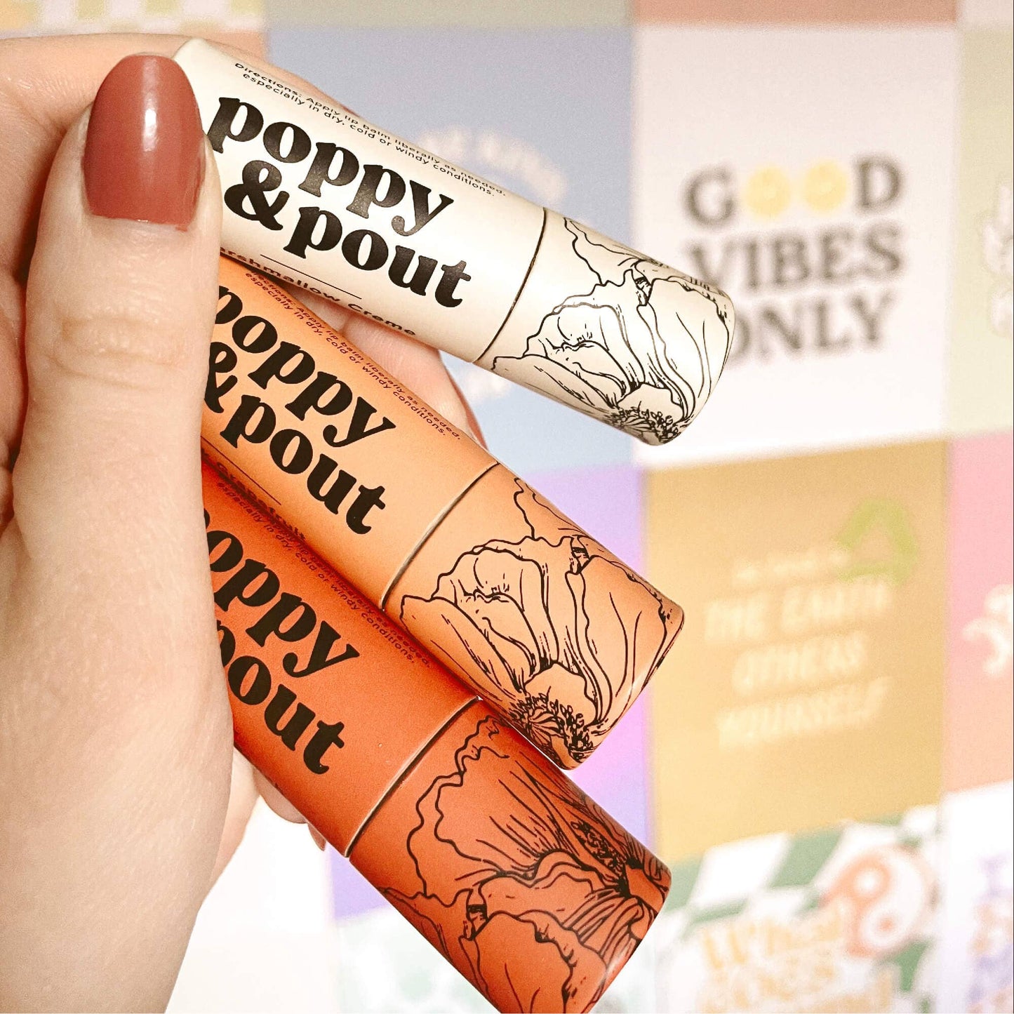 Poppy & Pout - Lip Balm, Marshmallow Creme