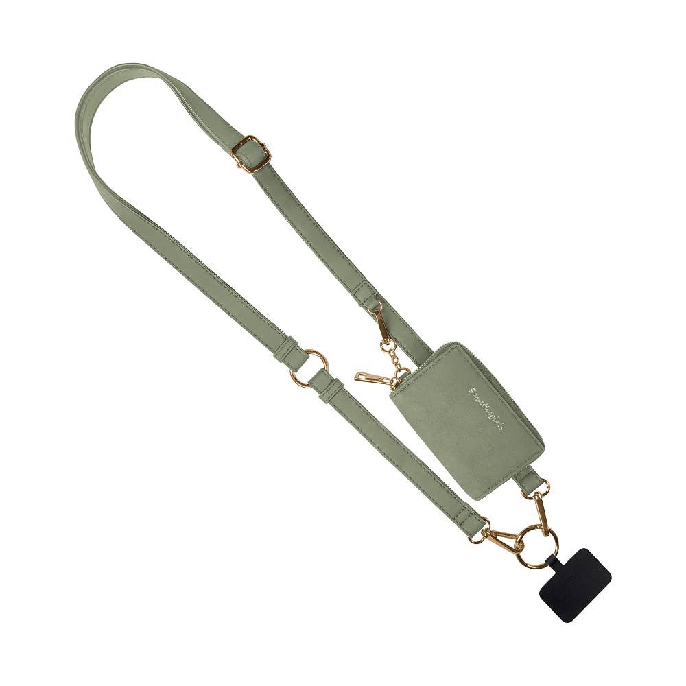 Save The Girls - Clip & Go Strap with Pouch Brushed Vegan Leather Collection