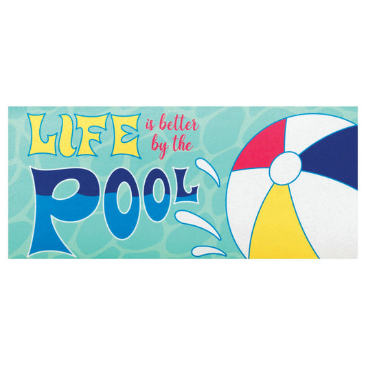 Magnolia - Doormat Insert Life Better By The Pool