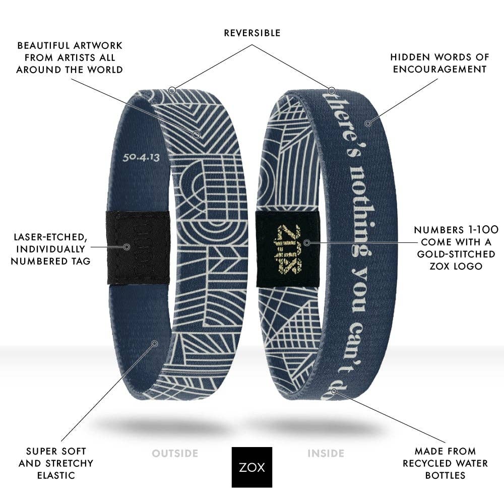 ZOX - There's Nothing You Can't Do Bible Verse Bracelet