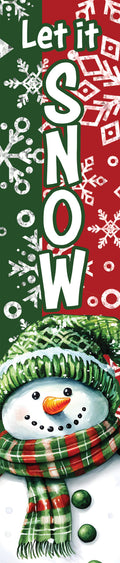 Custom Decor - Yard Expression-Red And Green Snowman