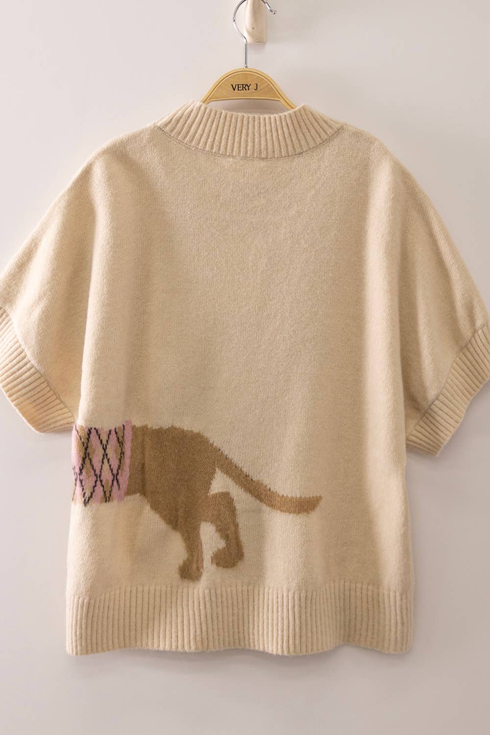 Buddy Dog Graphic Short Sleeve Knit