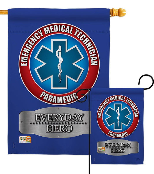 Two Group Flag Co - EMT First Responders Decor Flag