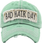 Bad Hair Day Washed Vintage Ball Cap