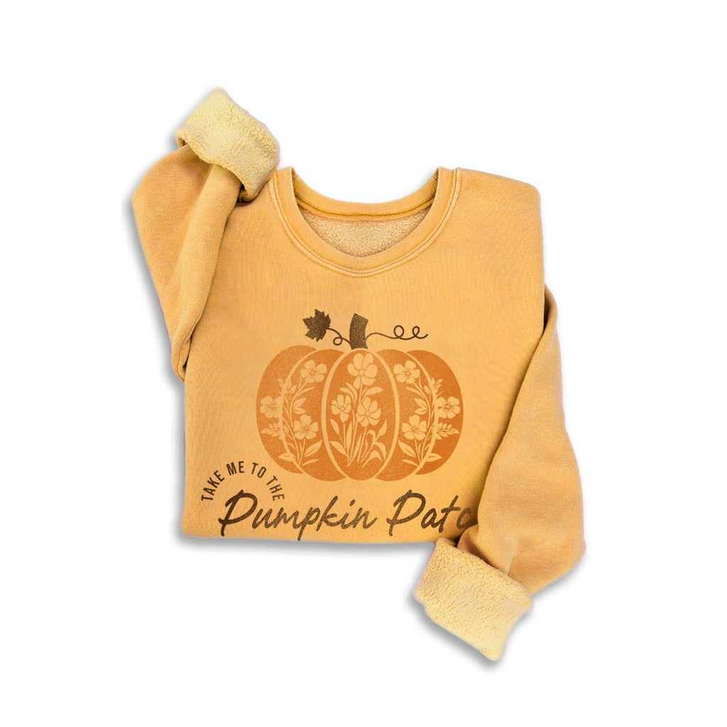 PUMPKIN PATCH MINERAL SWEATSHIRT SHRTandLUV -