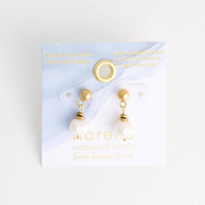 Howard's - Pearl Earrings Drop Freshwater Waterproof Jewelry Narelle