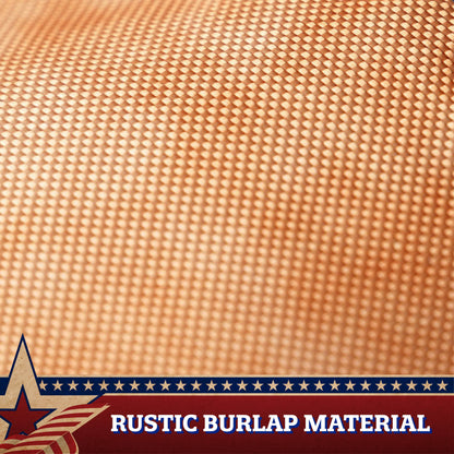 G128 - G128 USA Tea Stained Pleated Fan Flag 2x4FT Embroidered Polyester Stars and Stripes