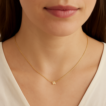 Maya J - Lower Case Mini Initial Necklaces