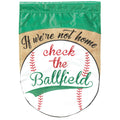 Magnolia - IF WERE NOT HOME BASEBALL BURLAP GARDEN