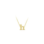 Maya J - Lower Case Mini Initial Necklaces
