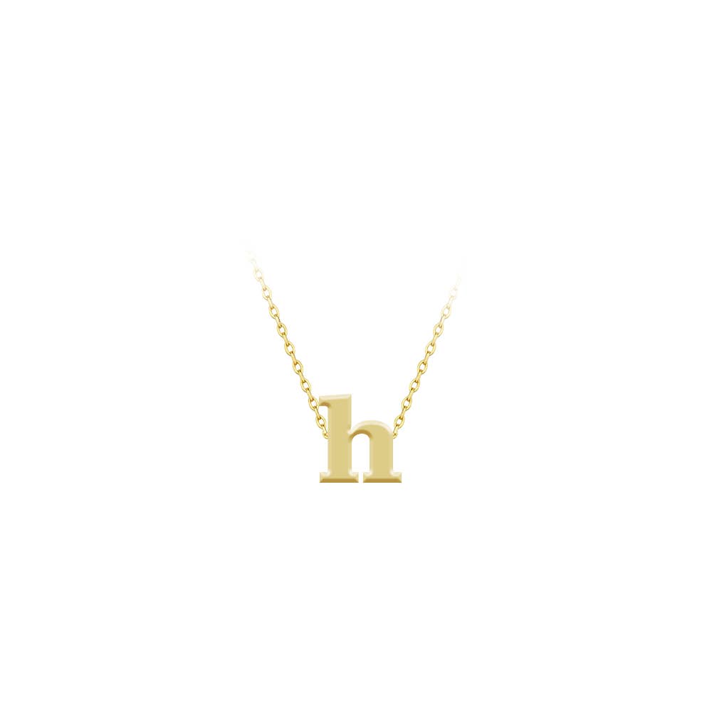 Maya J - Lower Case Mini Initial Necklaces