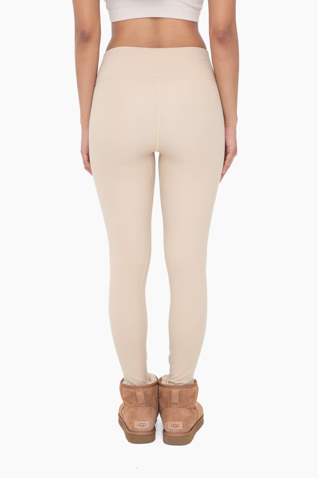 Mono B - Fleece Lined Poly-Blend Leggings