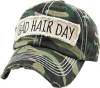 Bad Hair Day Washed Vintage Ball Cap