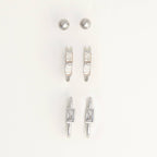 Howard's - Narelle Waterproof Rectangle Hoop Earring Trio