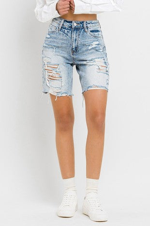 Super High Rise Bermuda Shorts