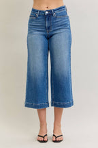 Judy Blue Jeans - MR Wide Crop Vintage Pkts & Wide Hem
