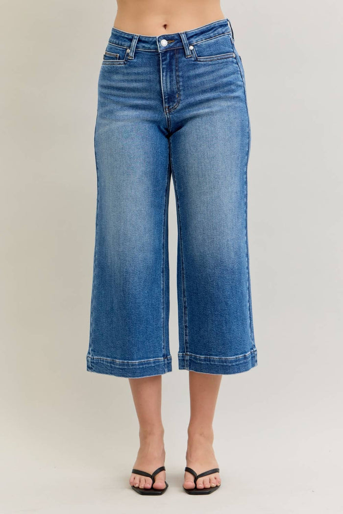 Judy Blue Jeans - MR Wide Crop Vintage Pkts & Wide Hem