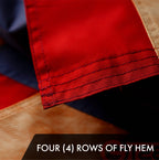 Betsy Ross Tea Stained Flag 3x5FT Embroidered Polyester