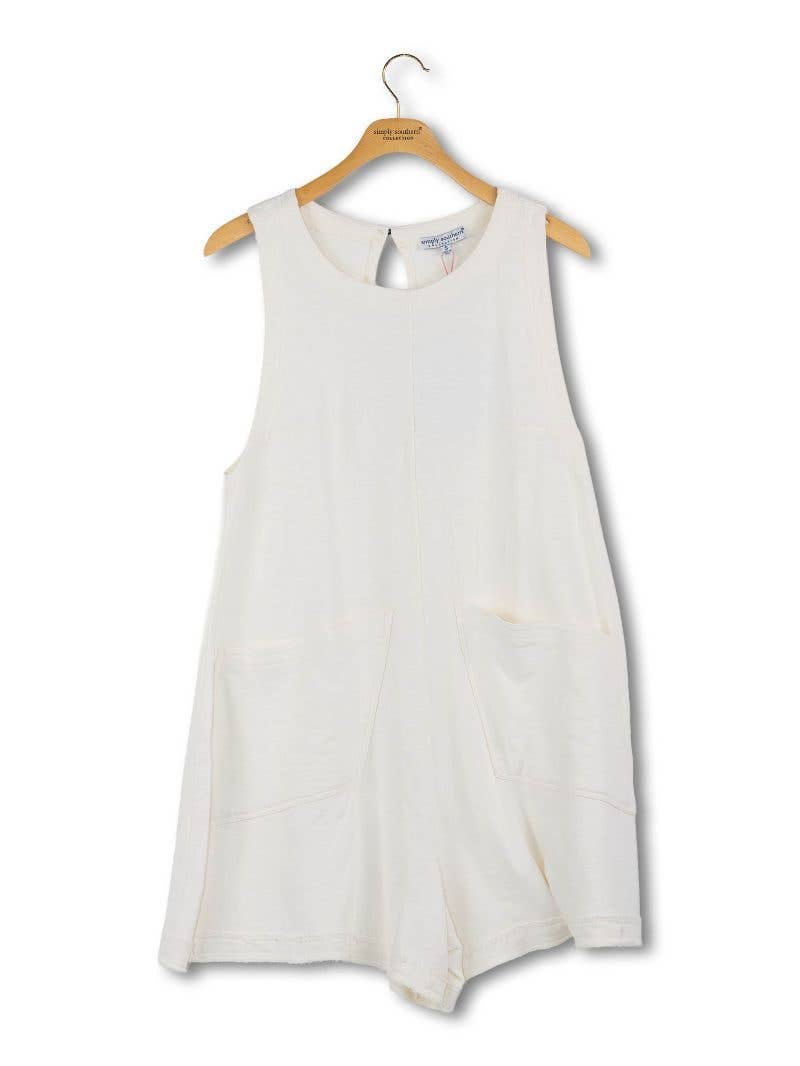 Simply Southern - Washed Pocket Romper