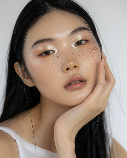 Fazit - Rose Gold Stardust Speckles Makeup Patches