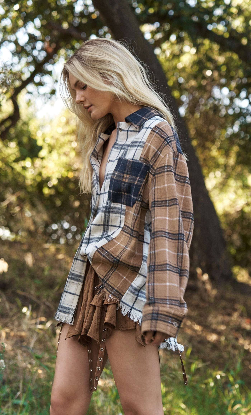 Ashley Plaid Oversize Shacket