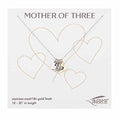 18-20"L Mother of Three Necklace