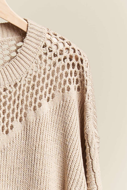 Mello. - Multi Texture Sweater
