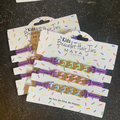 Bracelet Hair Ties for Girls by Maya J