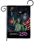 America 250 Flag Statue of Liberty USA 250th Home Decor