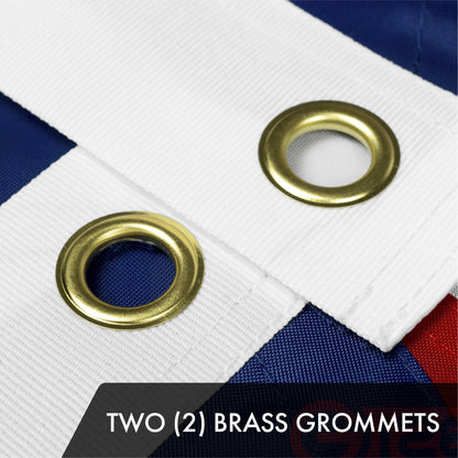 G128 - Ohio State Flag 210D Embroidered Polyester 3x5 Ft