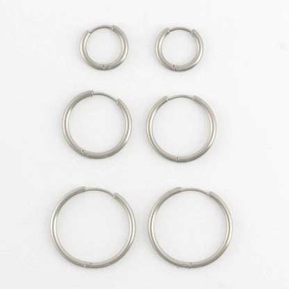 Howard's - Narelle Waterproof Classic Hoop Earring Trio