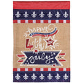 Flag Happy July 4th Fleur-De-Lis