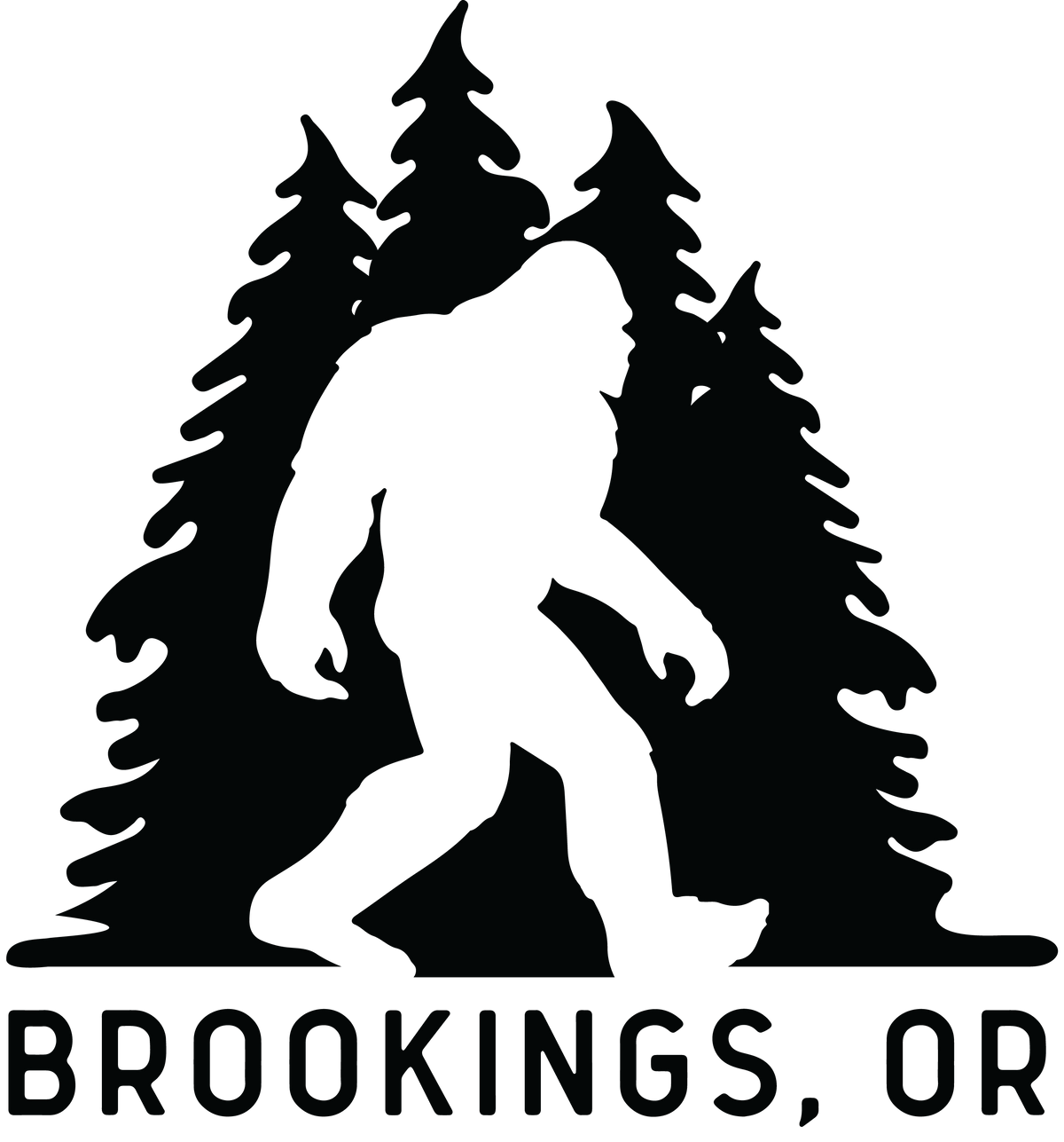 Direction Apparel - Sasquatch in Trees | Curved Bill Trucker