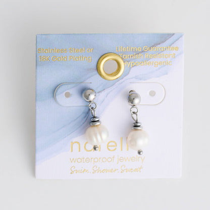 Howard's - Pearl Earrings Drop Freshwater Waterproof Jewelry Narelle