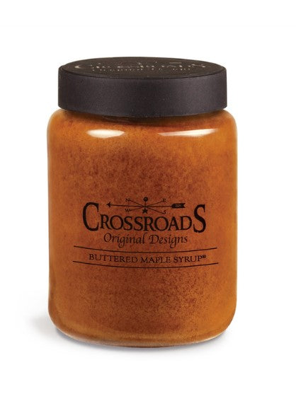 CROSSROADS BUTTERED MAPLE SYRUP CANDLE