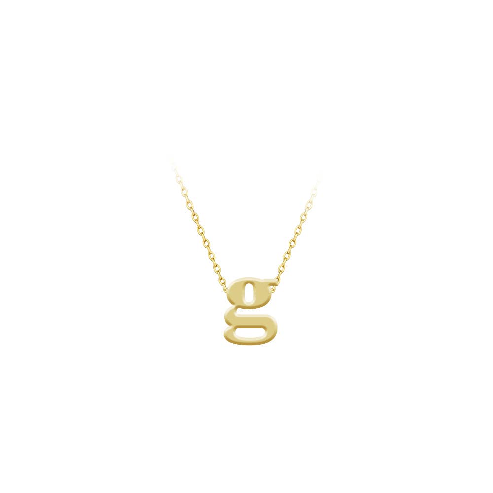 Maya J - Lower Case Mini Initial Necklaces